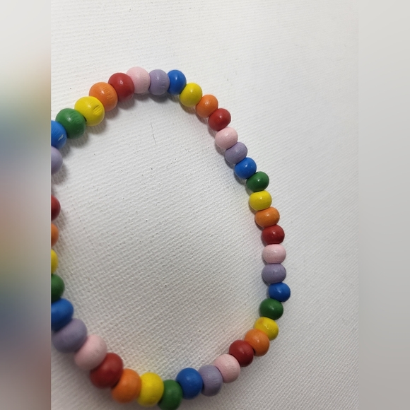 🕳️ Rainbow Wood Bracelet - Picture 4 of 4